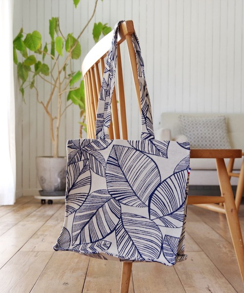 Erwan L(アルワンエル)の「Erwan L(アルワンエル) / ボクシートートバッグ Boxy tote EL-25010 フランス製(トートバッグ・レディース・ライトブルー/ブラック×ホワイト/ネイビー×ホワイト/ブラックミックス/マルチ・FREE)」の4枚目の写真