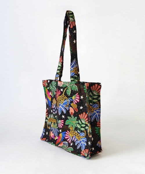 Erwan L(アルワンエル)の「Erwan L(アルワンエル) / ボクシートートバッグ Boxy tote EL-25010 フランス製(トートバッグ・レディース・ライトブルー/ブラック×ホワイト/ネイビー×ホワイト/ブラックミックス/マルチ・FREE)」の6枚目の写真