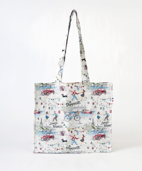 Erwan L(アルワンエル)の「Erwan L(アルワンエル) / ボクシートートバッグ Boxy tote EL-25010 フランス製(トートバッグ・レディース・ライトブルー/ブラック×ホワイト/ネイビー×ホワイト/ブラックミックス/マルチ・FREE)」の13枚目の写真