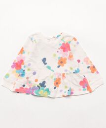 hakka baby（ハッカベビー）の「[ベビー]マルチビッグフラワープリントインレイトレーナー（スウェット）」