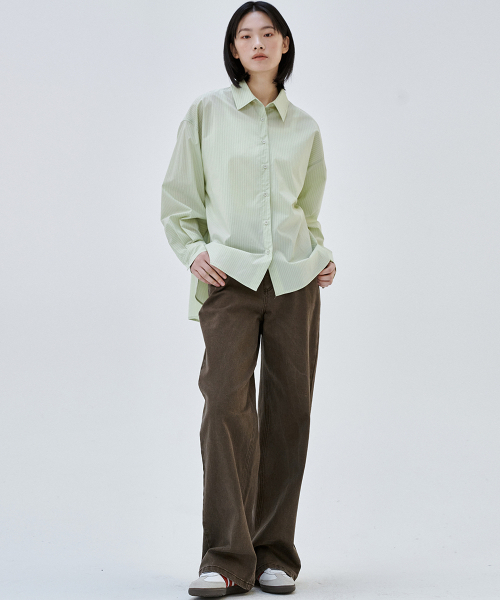 MALOUPE（マロップ）の「9157 ソフトカラーデニムパンツ（ブラウン）（デニムパンツ・レディース・その他・26/28/30）」の4枚目の写真