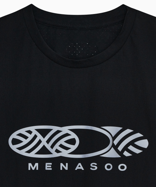MENASOO(ミナス)の「VENODE Three Track Logo Active Tshirts_Black (Basic Fit)(Tシャツ/カットソー・レディース・ブラック・1/2)」の11枚目の写真