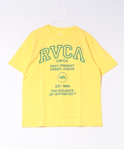 RVCA(ルーカ)の「RVCA/ルーカ 半袖 Tシャツ レディース SOUVENIR LOGO LOOSE FIT T BG043215(Tシャツ/カットソー・レディース・イエロー/ホワイト/ブラック・S/M)」の19枚目の写真