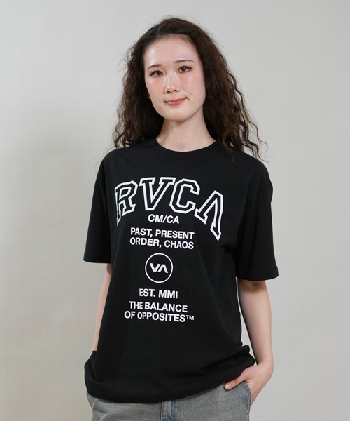 RVCA(ルーカ)の「RVCA/ルーカ 半袖 Tシャツ レディース SOUVENIR LOGO LOOSE FIT T BG043215(Tシャツ/カットソー・レディース・イエロー/ホワイト/ブラック・S/M)」の10枚目の写真