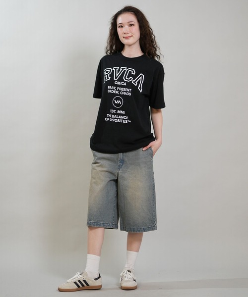 RVCA(ルーカ)の「RVCA/ルーカ 半袖 Tシャツ レディース SOUVENIR LOGO LOOSE FIT T BG043215(Tシャツ/カットソー・レディース・イエロー/ホワイト/ブラック・S/M)」の12枚目の写真