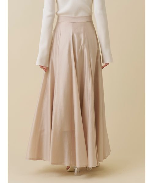 SNIDEL（スナイデル）の「シアーフレアスカート（スカート・レディース・ピンクベージュ/イエロー/ホワイト・0/1）」の6枚目の写真