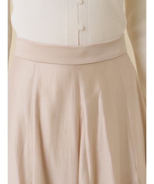 SNIDEL（スナイデル）の「シアーフレアスカート（スカート・レディース・ピンクベージュ/イエロー/ホワイト・0/1）」の7枚目の写真