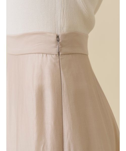 SNIDEL（スナイデル）の「シアーフレアスカート（スカート・レディース・ピンクベージュ/イエロー/ホワイト・0/1）」の8枚目の写真