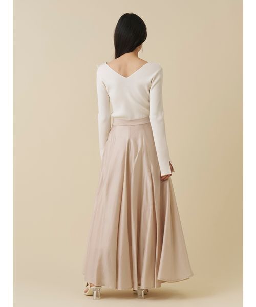 SNIDEL（スナイデル）の「シアーフレアスカート（スカート・レディース・ピンクベージュ/イエロー/ホワイト・0/1）」の11枚目の写真