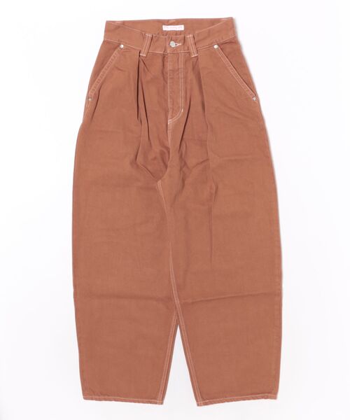 Little sunny bite(リトルサニーバイト)の「【Little sunny bite】Bomber denim pants(デニムパンツ・レディース・ブラウン・MEDIUM)」の1枚目の写真
