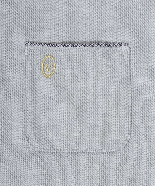 GIANNI VALENTINO(ジャンニヴァレンチノ)の「2026SS GIANNI VALENTINO/ジャンニバレンチ 裏カノコ素材 吸汗速乾 ワンポイントロゴ刺繍 リブラインポロシャツ レディース メンズ(ポロシャツ・メンズ・ネイビー/ブラック/ベージュ/グレー・L/LL/M)」の20枚目の写真
