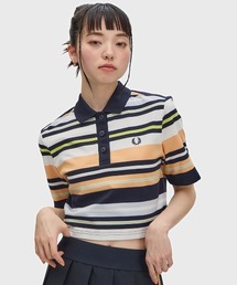 FRED PERRY ボーダーポロシャツ　即購入OK FRED PERRY フレッドペリー ポロシャツ ボーダー - メルカリ