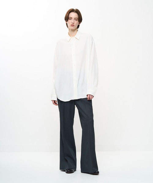 Juha(ユハ)の「DRAPED RAYON SHIRT(シャツ/ブラウス・メンズ・ホワイト/ブラック・4/3)」の6枚目の写真
