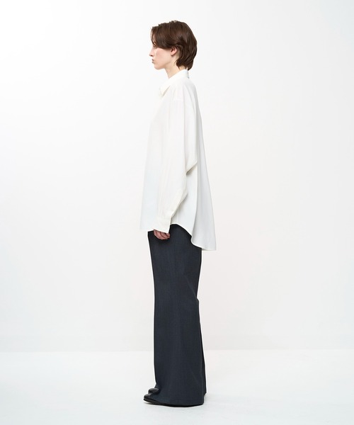 Juha(ユハ)の「DRAPED RAYON SHIRT(シャツ/ブラウス・メンズ・ホワイト/ブラック・4/3)」の7枚目の写真