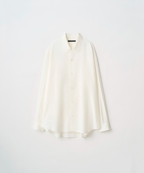 Juha(ユハ)の「DRAPED RAYON SHIRT(シャツ/ブラウス・メンズ・ホワイト/ブラック・4/3)」の10枚目の写真