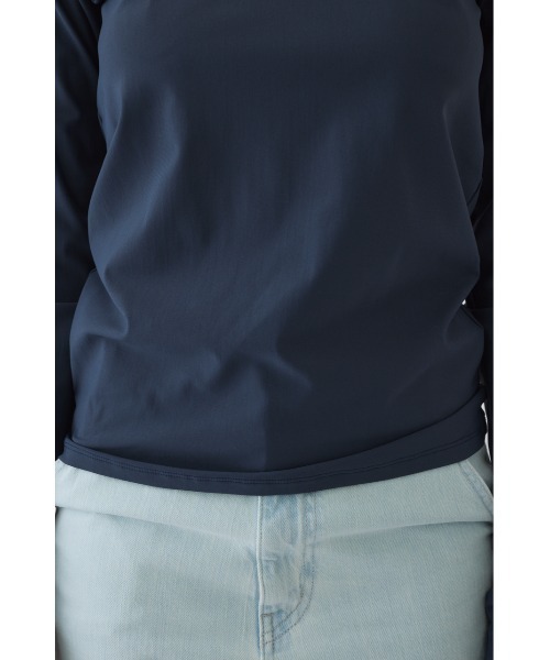 RIM.ARK(リムアーク)の「Cross strap skin tops クロス ストラップ スキン トップス(Tシャツ/カットソー・レディース・グレー/ライトグレー/ブラック・FREE)」の20枚目の写真