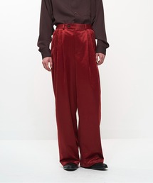 SOFT VELOUR WIDE PANTS