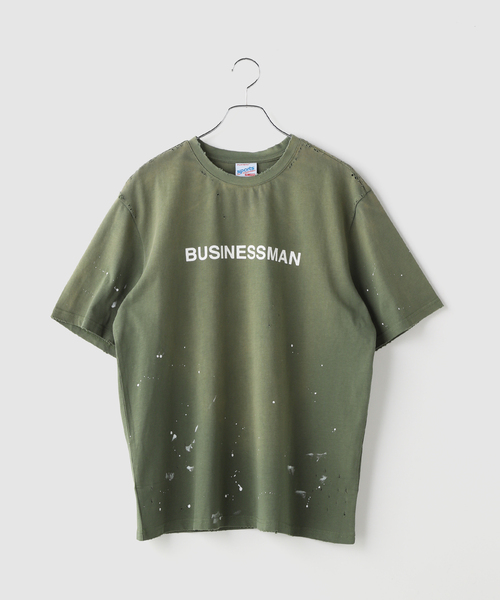JOINT WORKS(ジョイントワークス)の「PLATEAU STUDIO / プラトースタジオ Vintage tee - business(Tシャツ/カットソー・メンズ・グリーン/ブラック・2)」の2枚目の写真