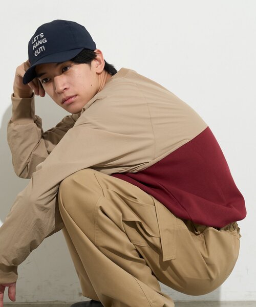 BIRTHDAY BAR（バースデイバー）の「【B-DAY STORE】ワイドカーゴパンツ メンズ（カーゴパンツ・メンズ・ベージュ/ネイビー・0）」の6枚目の写真