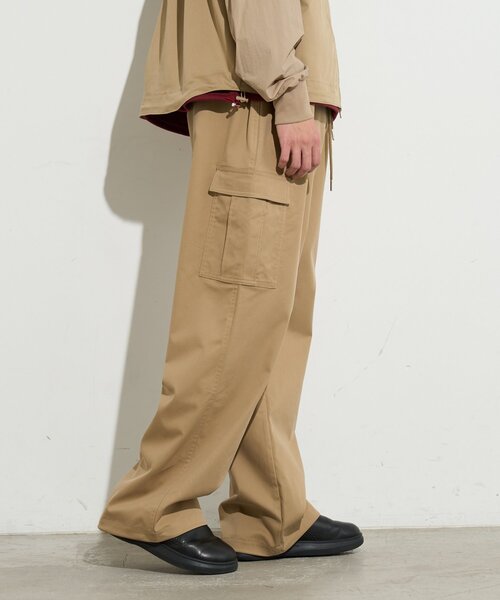 BIRTHDAY BAR（バースデイバー）の「【B-DAY STORE】ワイドカーゴパンツ メンズ（カーゴパンツ・メンズ・ベージュ/ネイビー・0）」の11枚目の写真