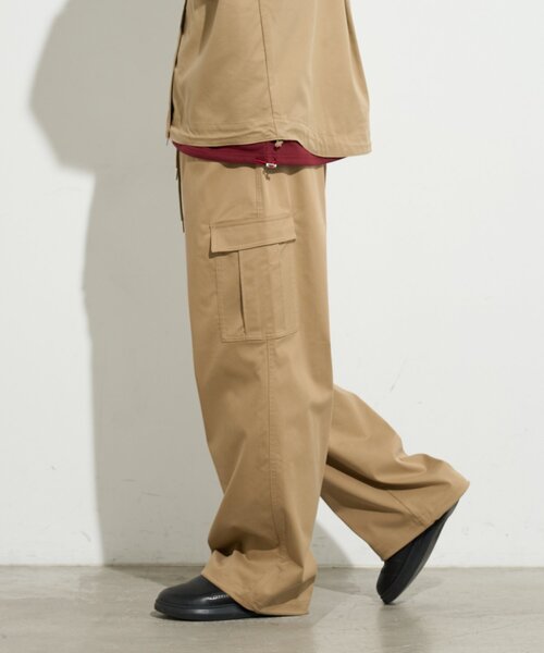 BIRTHDAY BAR（バースデイバー）の「【B-DAY STORE】ワイドカーゴパンツ メンズ（カーゴパンツ・メンズ・ベージュ/ネイビー・0）」の12枚目の写真