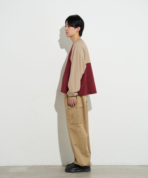 BIRTHDAY BAR（バースデイバー）の「【B-DAY STORE】ワイドカーゴパンツ メンズ（カーゴパンツ・メンズ・ベージュ/ネイビー・0）」の18枚目の写真