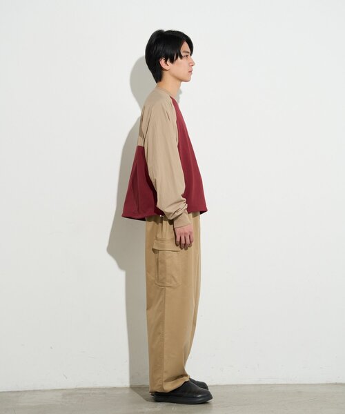 BIRTHDAY BAR（バースデイバー）の「【B-DAY STORE】ワイドカーゴパンツ メンズ（カーゴパンツ・メンズ・ベージュ/ネイビー・0）」の21枚目の写真