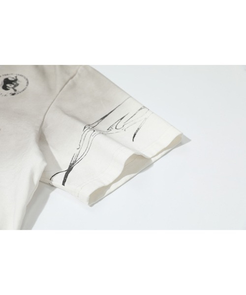 Ressaca(レサーカ)の「オーバーサイズユーズド加工ナンバーロゴプリントTシャツ(Tシャツ/カットソー・メンズ・ホワイト/ブラック・L/XL/M)」の12枚目の写真