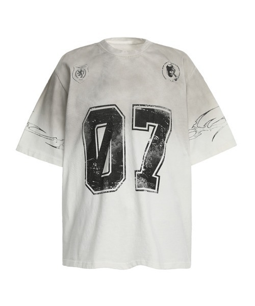 Ressaca(レサーカ)の「オーバーサイズユーズド加工ナンバーロゴプリントTシャツ(Tシャツ/カットソー・メンズ・ホワイト/ブラック・L/XL/M)」の15枚目の写真