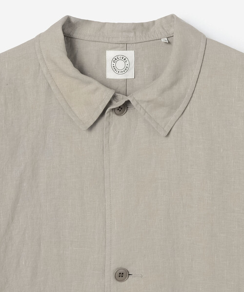 ORCIVAL（オーシバル）の「ORCIVAL | リネン カバーオールシャツ MEN（シャツ/ブラウス・メンズ・ライトグレー/ネイビー/チャコール・5/4）」の19枚目の写真