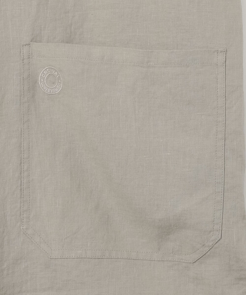 ORCIVAL（オーシバル）の「ORCIVAL | リネン カバーオールシャツ MEN（シャツ/ブラウス・メンズ・ライトグレー/ネイビー/チャコール・5/4）」の7枚目の写真