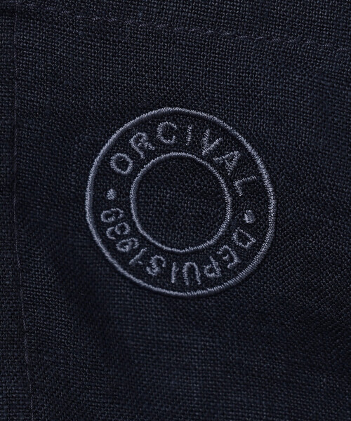 ORCIVAL（オーシバル）の「ORCIVAL | リネン カバーオールシャツ MEN（シャツ/ブラウス・メンズ・ライトグレー/ネイビー/チャコール・5/4）」の10枚目の写真
