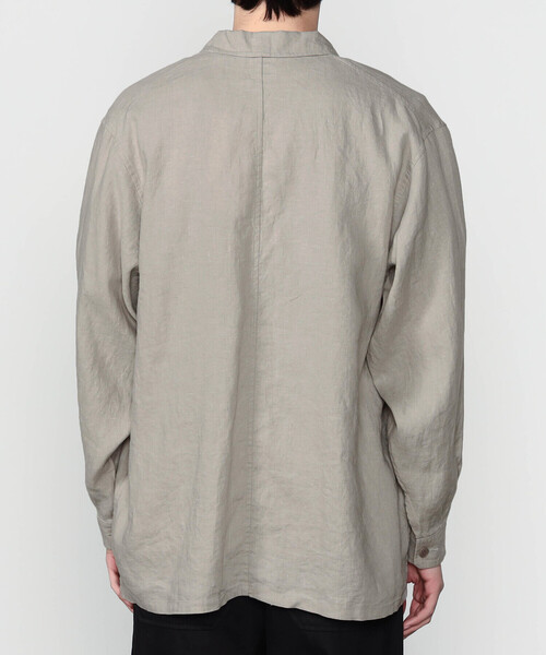 ORCIVAL（オーシバル）の「ORCIVAL | リネン カバーオールシャツ MEN（シャツ/ブラウス・メンズ・ライトグレー/ネイビー/チャコール・5/4）」の16枚目の写真