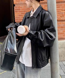 UP START（アップスタート）の「【TUNE】合皮ジャケット（その他アウター）」