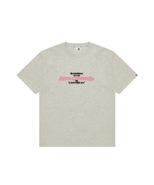 AAPE BY A BATHING APE(エーエイプバイアベイシングエイプ)の「AAPE THEME MAIN TEE(Tシャツ/カットソー・メンズ・オフホワイト・MEDIUM/LARGE/SMALL/X-LARGE)」の1枚目の写真