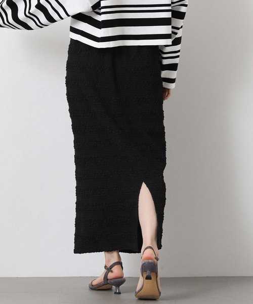 Gready Brilliant（グレディブリリアン）の「レースタイトスカート（スカート・レディース・オフホワイト/ブラック・38）」の2枚目の写真