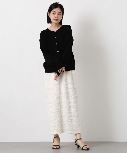 Gready Brilliant（グレディブリリアン）の「レースタイトスカート（スカート・レディース・オフホワイト/ブラック・38）」の3枚目の写真