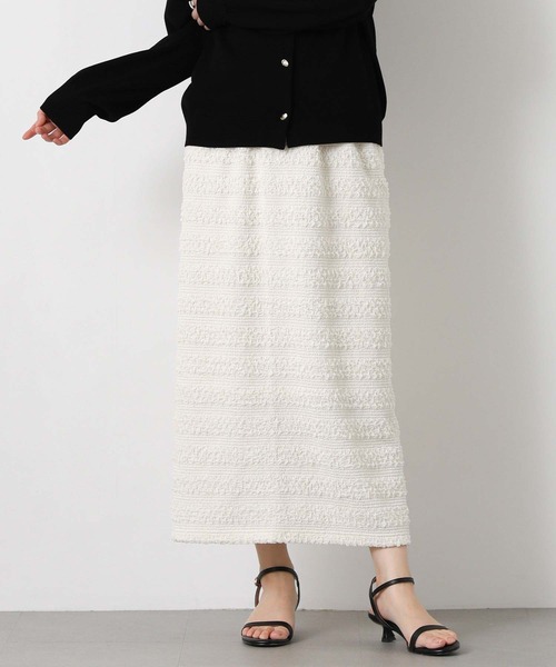 Gready Brilliant（グレディブリリアン）の「レースタイトスカート（スカート・レディース・オフホワイト/ブラック・38）」の7枚目の写真