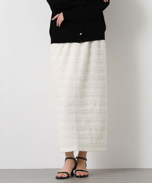 Gready Brilliant（グレディブリリアン）の「レースタイトスカート（スカート・レディース・オフホワイト/ブラック・38）」の10枚目の写真