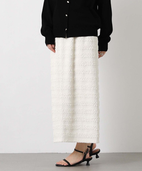 Gready Brilliant（グレディブリリアン）の「レースタイトスカート（スカート・レディース・オフホワイト/ブラック・38）」の11枚目の写真