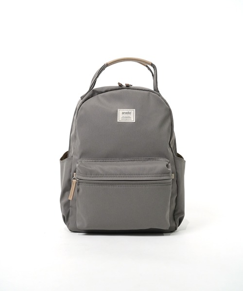 anello GRANDE(アネログランデ)の「"02"≪anello GRANDE≫motte/モッテ 8ポケット/15L もちっとハンドル ラウンド リュック(バックパック/リュック・レディース・サンドベージュ/グレー/ブルーグレー/ブラック・ONE SIZE)」の13枚目の写真