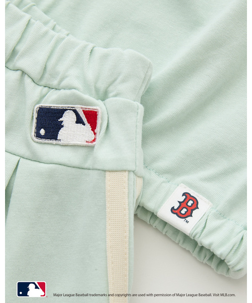 petit main(プティマイン)の「【MLB/リンク】カットセットアップ(セットアップ・キッズ・トップグレー/ライトブルー/エメラルド・90cm/130cm/100cm/120cm/110cm/80cm)」の5枚目の写真