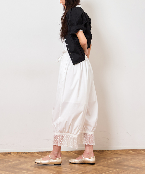 Bonum(ボナム)の「LACE HEM BALLOON パンツ(その他パンツ・レディース・ホワイト・FREE)」の16枚目の写真