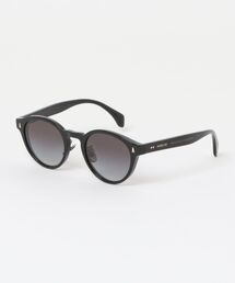 【MONCLER/モンクレール】ラウンド サングラス ME6017D 30013C 49 ブラック系