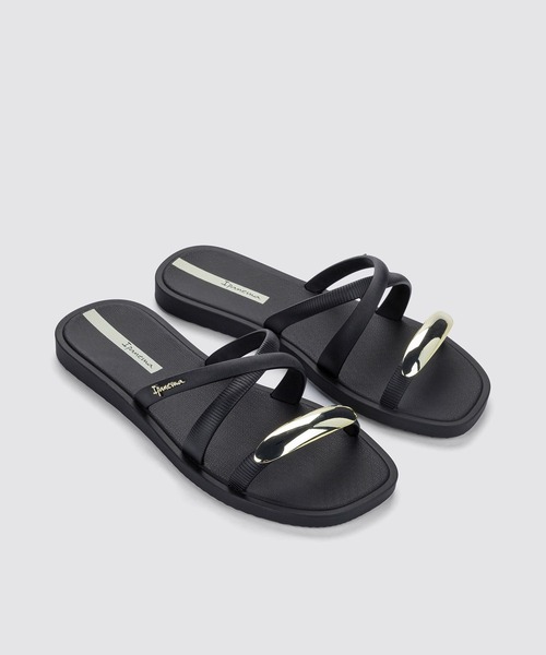 IPANEMA（イパネマ）の「Ipanema / “METAL CHIC SLIDE” サンダル（サンダル・レディース・ブラウン/ベージュ/ブラック・37/36/38/35/34）」の6枚目の写真