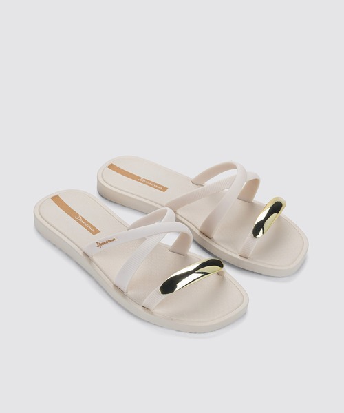 IPANEMA（イパネマ）の「Ipanema / “METAL CHIC SLIDE” サンダル（サンダル・レディース・ブラウン/ベージュ/ブラック・37/36/38/35/34）」の10枚目の写真