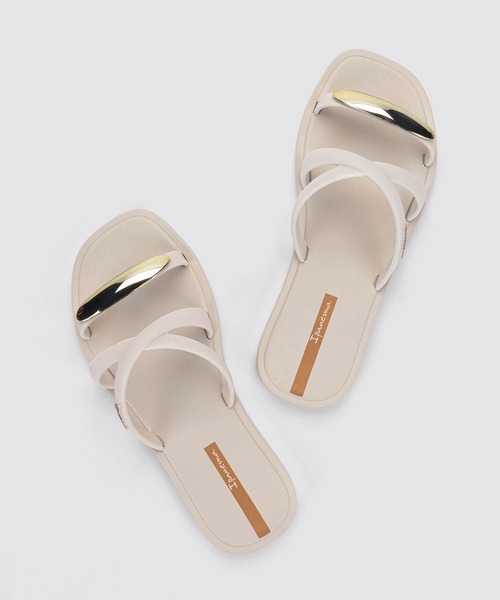 IPANEMA（イパネマ）の「Ipanema / “METAL CHIC SLIDE” サンダル（サンダル・レディース・ブラウン/ベージュ/ブラック・37/36/38/35/34）」の11枚目の写真