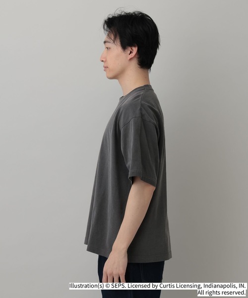 RAGEBLUE（レイジブルー）の「【THE SATURDAY EVENING POST】コラボプリントTシャツ（Tシャツ/カットソー・メンズ・ライトブルー/ホワイト/イエロー/ダークグレー・MEDIUM/LARGE）」の13枚目の写真