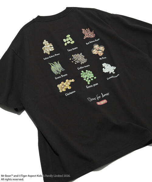 希少　ユージュアル・サスペクツ Mr. Bean ミスター ビーン Tシャツ Mr. Bean/ミスタービーン Beans Tee／ビーンズ クルーネック バック