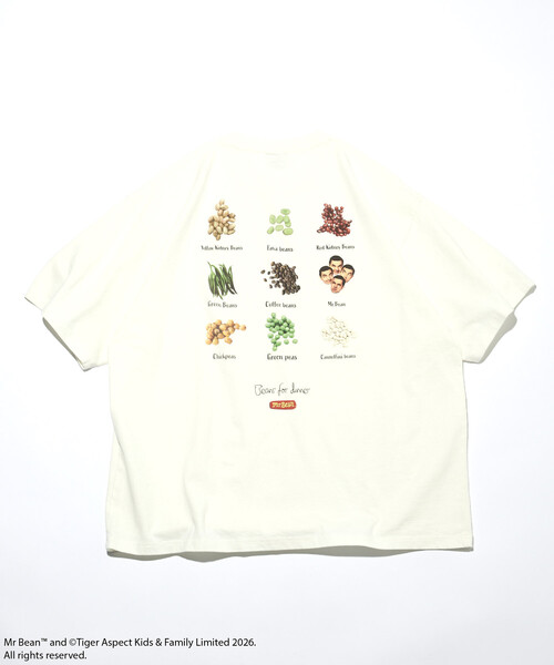 Mr. Bean/ミスタービーン Beans Tee／ビーンズ クルーネック バック